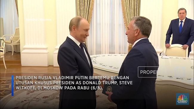 Momen Putin dan Utusan Trump Kopdar di Kremlin