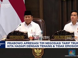 Video: Prabowo Apresiasi Tim Tarif Trump
