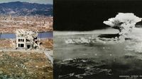 Bikin Merinding! Foto Peristiwa Bom Atom Hiroshima 80 Tahun Lalu