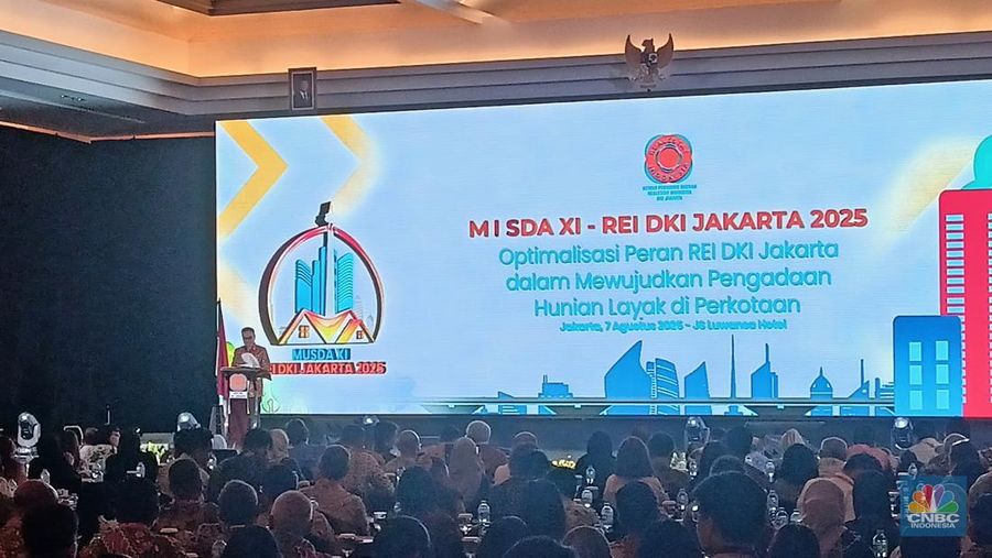 Forum Musyawarah Daerah (MUSDA) REI DKI Jakarta 2025 di Jakarta, Kamis, 7/8/2025. (CNBC Indonesia/Ferry Sandi)