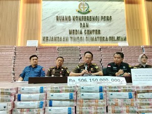 Kejati Sumsel Sita Rp 506 Miliar Kasus Dugaan Korupsi Kredit Bank BUMN