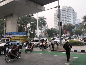 Sejumlah Titik di Jalan Arteri Jakarta Padat Pagi Ini