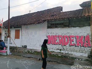 Mural One Piece di Triharjo Sleman Dihapus Disaksikan Aparat