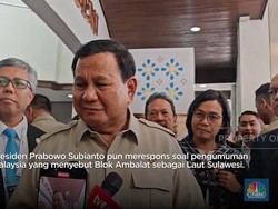 Prabowo Pilih Berdamai soal Malaysia Sebut Ambalat Jadi Laut Sulawesi