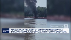 Video: Helikopter Jatuh di Sungai Mississippi, 2 Orang Tewas