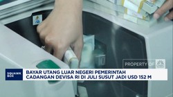 Video: Dipakai Bayar Utang Luar Negeri, Cadev RI Turun Jadi USD 152 M