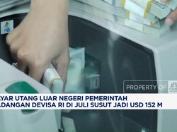 Video: Dipakai Bayar Utang Luar Negeri, Cadev RI Turun Jadi USD 152 M