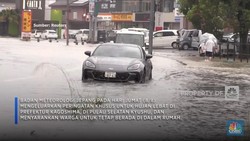 Hujan Lebat Picu Banjir dan Longsor di Jepang Selatan