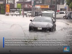 Hujan Lebat Picu Banjir dan Longsor di Jepang Selatan