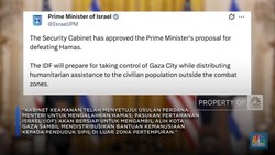 Kabinet Israel Restui Rencana Netanyahu Ambil Alih Jalur Gaza