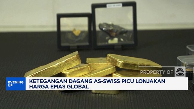Video: Ketegangan Dagang AS-Swiss Picu Lonjakan Harga Emas Global