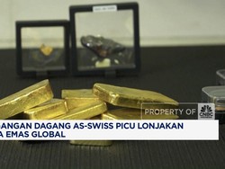 Video: Ketegangan Dagang AS-Swiss Picu Lonjakan Harga Emas Global