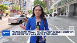 Video: Pasar Saham Taiwan Menguat, Dipacu Sentimen Tarif AS