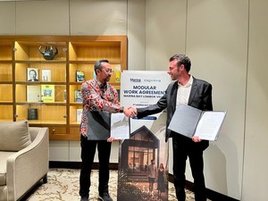 Dorong Pengembangan Marina Bay Lombok, WIKA Gedung Bangun 50 Vila Modular