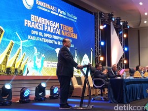 Chairul Tanjung Bicara Perubahan-Tantangan Indonesia di Rakernas NasDem