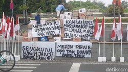 Jelang Demo 13 Agustus, Donasi Semakin Menggunung di Depan Kantor Bupati Pati