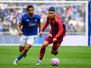 Everton Vs AS Roma: Soule Menangkan I Lupi