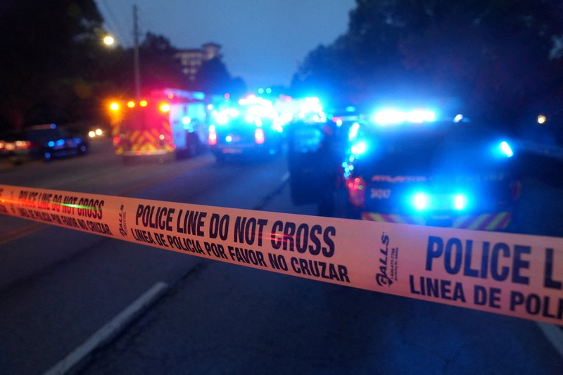 USA-SHOOTING/ATLANTA Situasi mencekam terjadi di kampus Universitas Emory, Atlanta, Amerika Serikat, pada Jumat (8/8/2025) waktu setempat. Pihak universitas mengonfirmasi adanya insiden penembakan aktif di kawasan mereka, yang berlokasi di bagian timur kota tersebut. (REUTERS/Megan Varner)