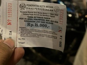 Akal-akalan Jukir di Medan Ubah Tarif di Karcis, hingga Ditangkap-Tak Ditahan
