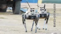 China Pamer Pasukan Robot Tempur yang Mengerikan