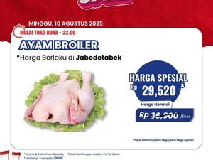 Ayam Broiler Banting Harga di Transmart Full Day Sale, Jadi Segini