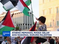 Video: Athena Memanas, Massa Gelar Aksi Dukung Palestina