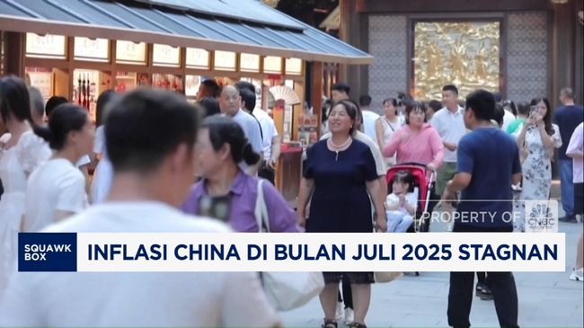 Video: Lampaui Proyeksi Ekonom, Inflasi China Bulan Juli 2025 Stagnan