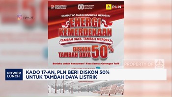 Video: Kado 17-an, PLN Beri Diskon 50% untuk Tambah Daya Listrik