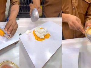 Penjual Es Krim Jualan Pakai Es Krim Kemasan, Netizen: Ini dari Es jadi Es!