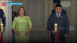 Video: Prabowo Sambut Presiden Peru di Istana Merdeka