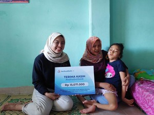Sahabat Baik Bantu Sifa Penderita Cerebral Palsy Rutin Terapi hingga Beli Susu