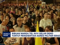 Video: Tel Aviv Demo Tuntut Setop Agresi Militer Israel di Palestina