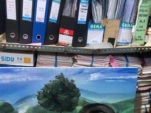 Lukisan Gunung Padang dan Karya yang Tak Padam di Balik Penjara