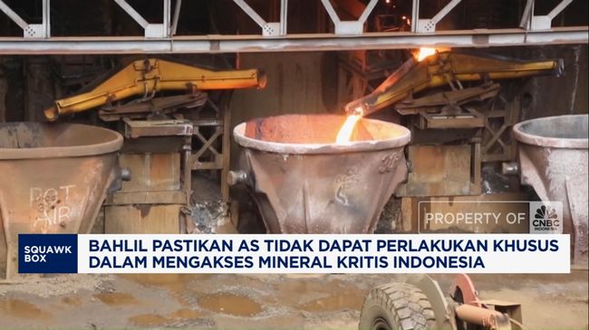 Video: Bahlil: AS Tak Dapat Perlakukan Khusus Akses Mineral Kritis RI
