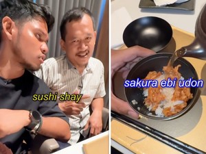 Begini Reaksi Penjual Sushi Gerobakan Makan Sushi Omakase Rp 4 Juta