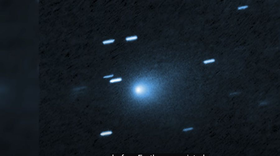 Comet 3I/ATLAS yang terekam Teleskop Hubble. (YouTube/NASA Goddard)