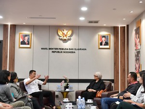 Wamenpora Taufik Bahas Persiapan Kejuaraan Dunia Senam 2025 di Jakarta