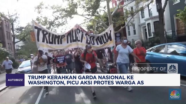 Video: Trump Kerahkan Garda Nasional ke Washington, Warga AS Protes
