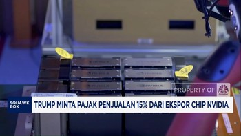 Trump Minta Pajak Penjualan 15% dari Ekspor Chip Nvidia