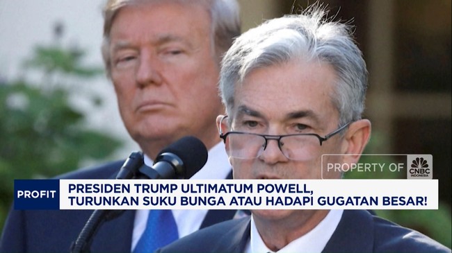 Trump Bunga Video: Trump Ancam Powell: Turunkan Suku Bunga Atau Kena Gugatan Besar