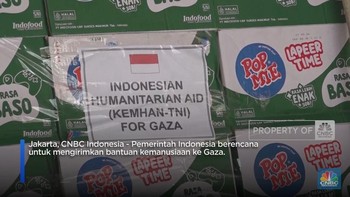 Video: Indonesia Kirim 800 Ton Bantuan ke Gaza Lewat Jalur Udara