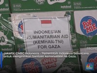 Video: Indonesia Kirim 800 Ton Bantuan ke Gaza Lewat Jalur Udara