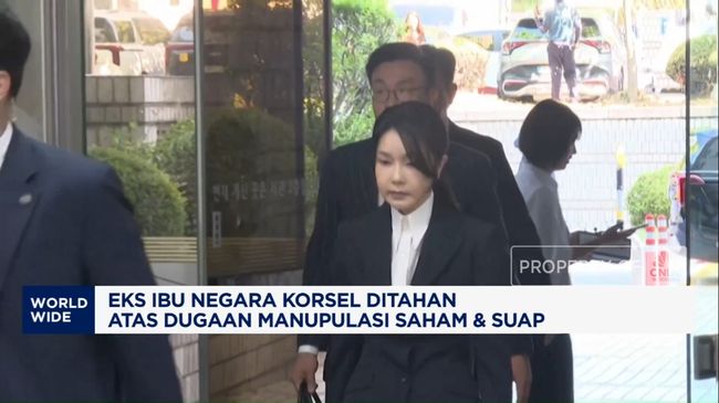 Video: Mantan Ibu Negara Korsel Kim Keon Hee Ditahan
