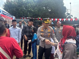 Polres Bogor Gelar Gerakan Pangan Murah Sambut HUT Ke-80 RI, Diserbu Masyarakat