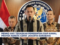Video: AHY: Pemerintah Siap Kawal Proyek Kereta Cepat Jakarta-Surabaya