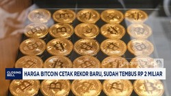 Video: Harga Bitcoin Cetak Rekor Baru, Sudah Tembus Rp 2 Miliar