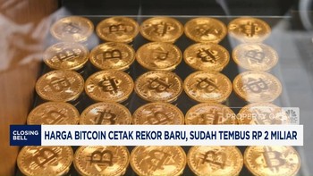Video: Harga Bitcoin Cetak Rekor Baru, Sudah Tembus Rp 2 Miliar