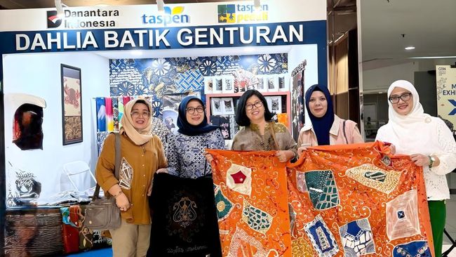 Perkuat UMKM, Mitra Binaan TASPEN Tembus Pameran Batik Nasional