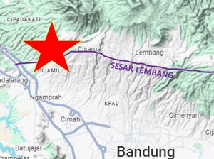 Peneliti BRIN Ungkap Skenario Terburuk Gempa Akibat Sesar Lembang