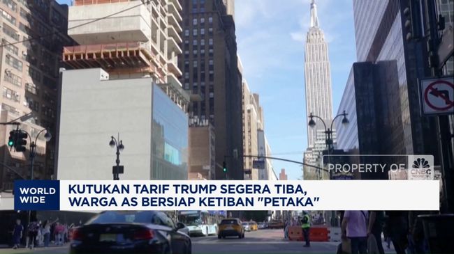 Video: Kutukan Tarif Trump Tiba, Warga AS Bersiap Ketiban "Petaka"
